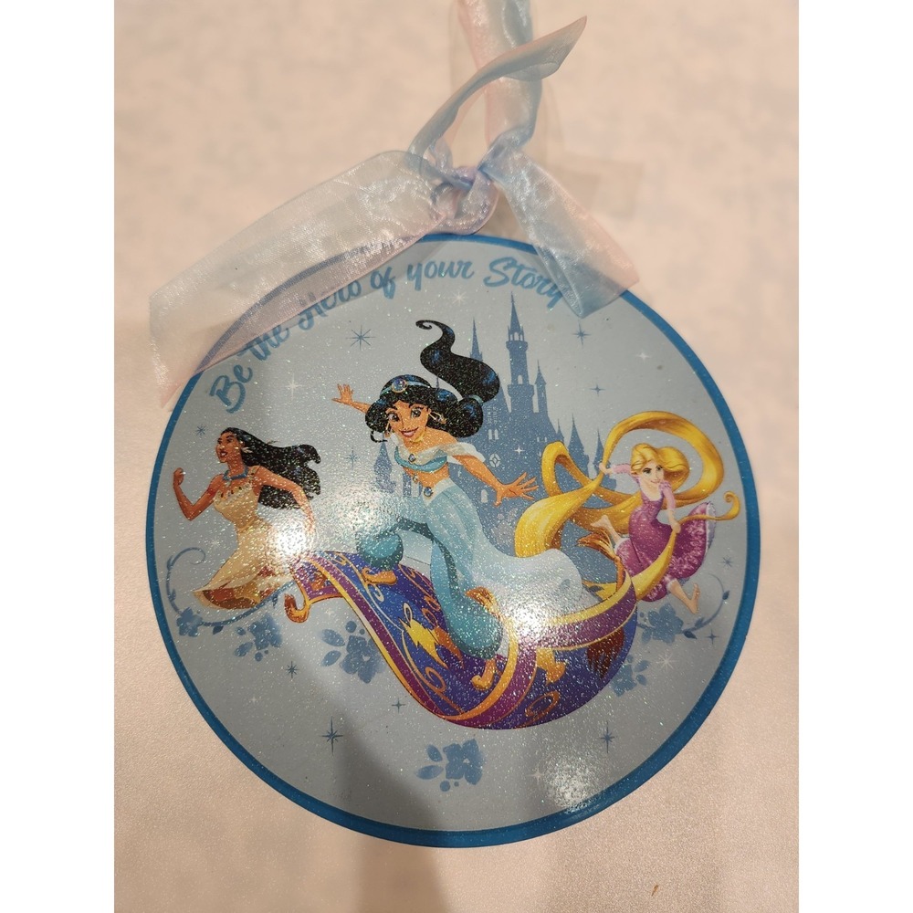 Disney Be The Hero Of Your Story Nothing Can Stop A Princess 6" Metal Ornament